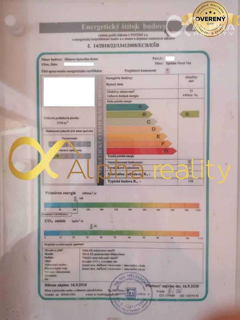 Znížená cena 1 izbový byt, sídlisko Mier, Spišská Nová Ves