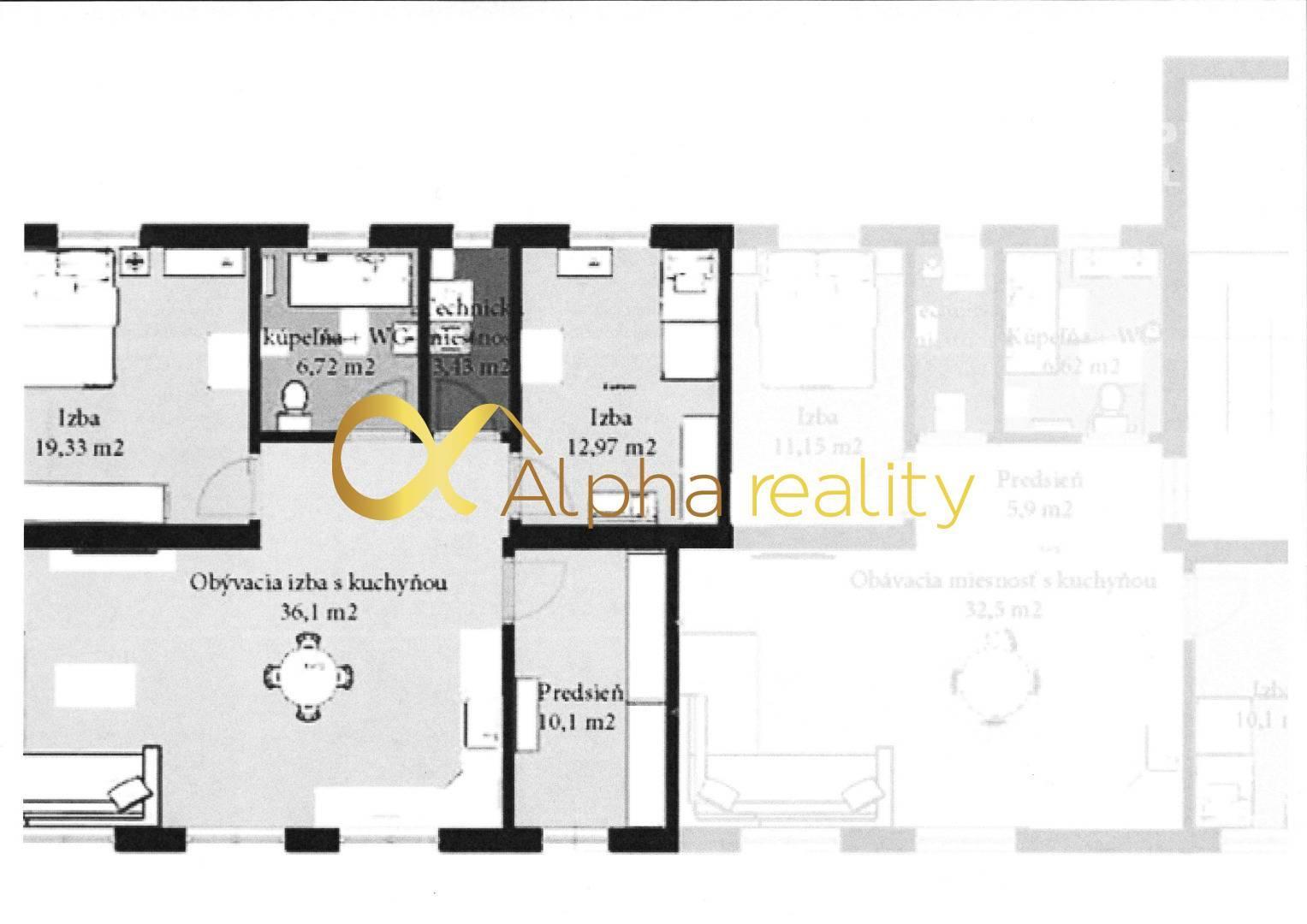 3 izbový byt s predzáhradkou, Novoveská Huta