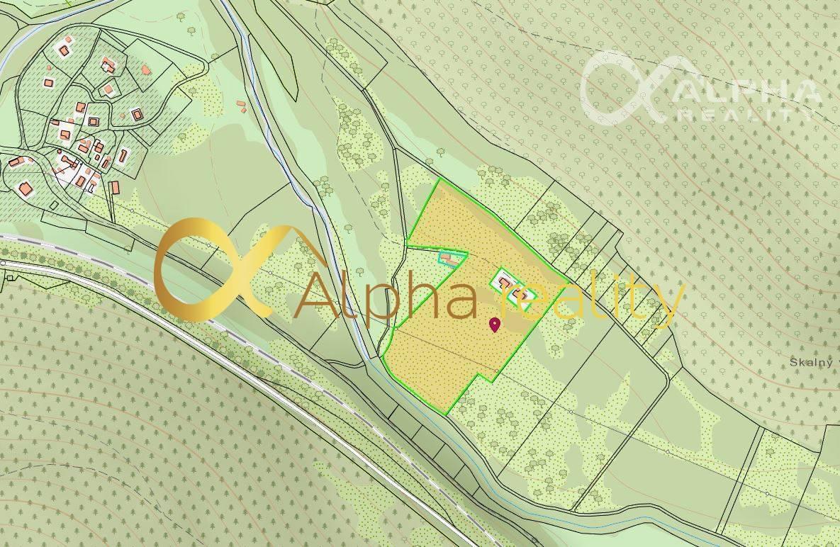 Rozsiahly pozemok 25370m2 , Nálepkovo, lokalita Delava - Peklisko