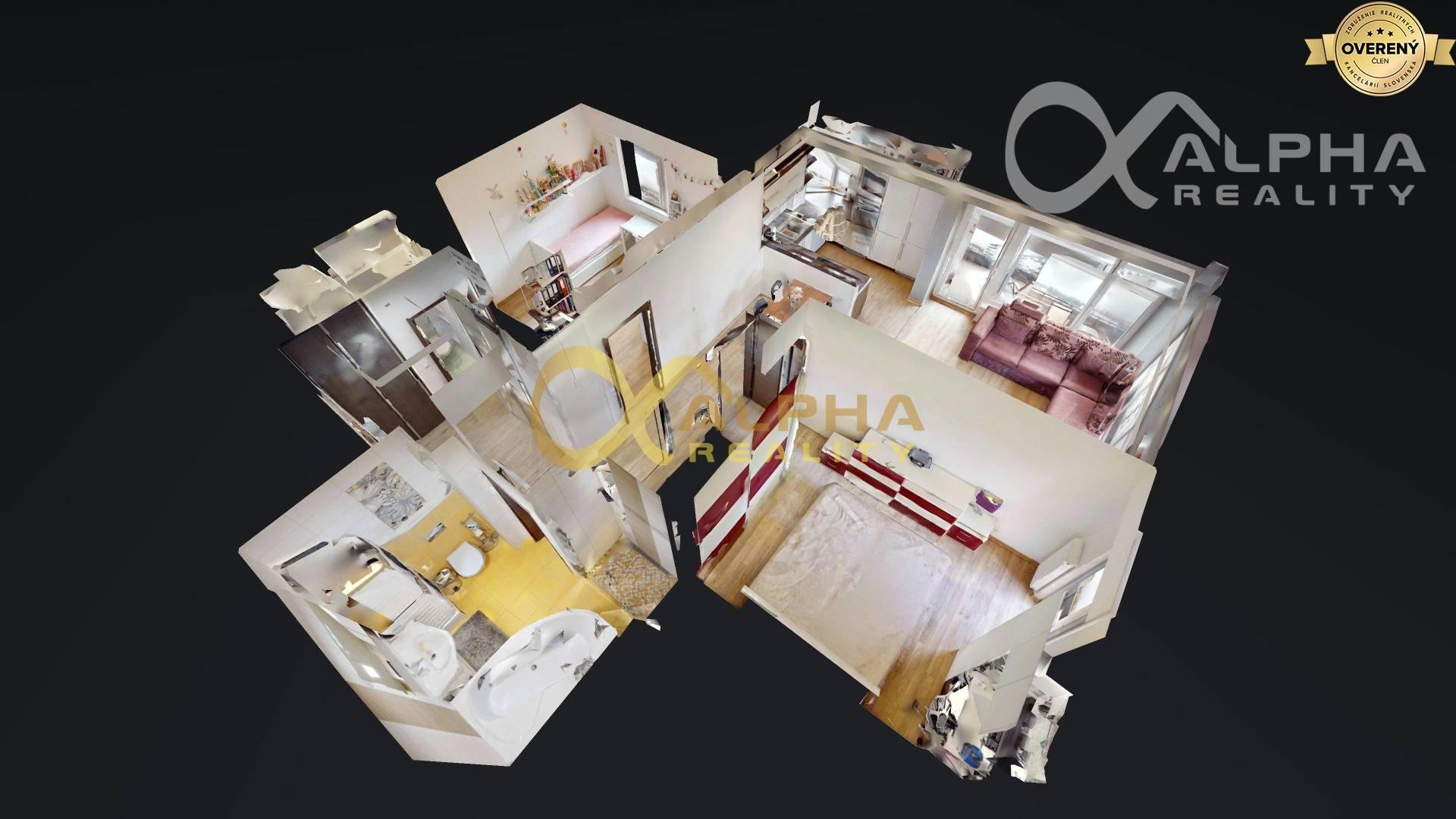 EXKLUZÍVNE 3 izbový byt s balkónom a garážou, Medza, Spišská Nová Ves