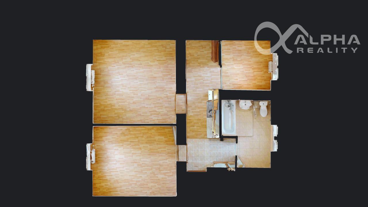 EXKLUZÍVNE 2i byt (dispozične upravený na 3i), centrum, Spišská Nová Ves