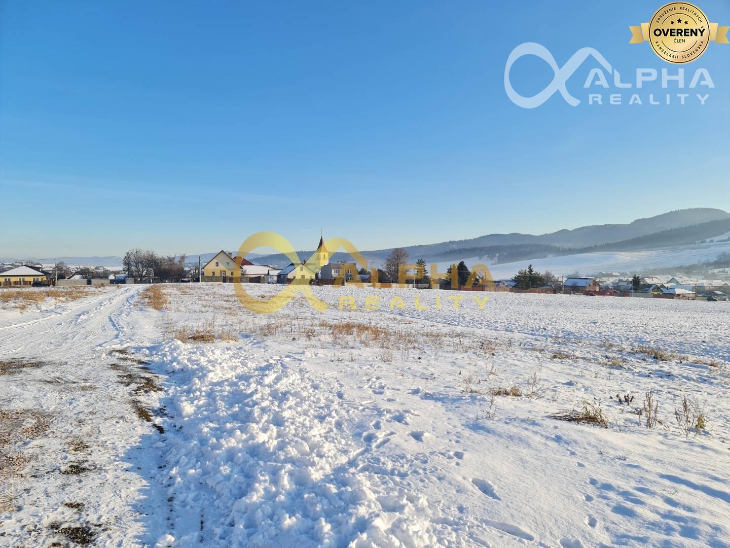 EXKLUZÍVNE Pozemok vhodný na výstavbu rodinného domu, Sp. Tomášovce