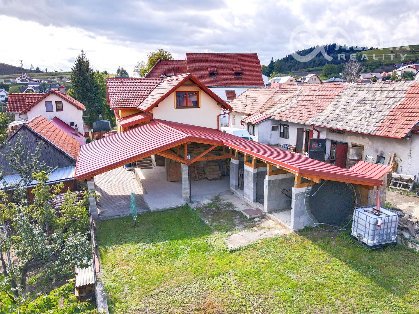 EXKLUZÍVNE  Rodinný dom, obec Dravce, okres Levoča