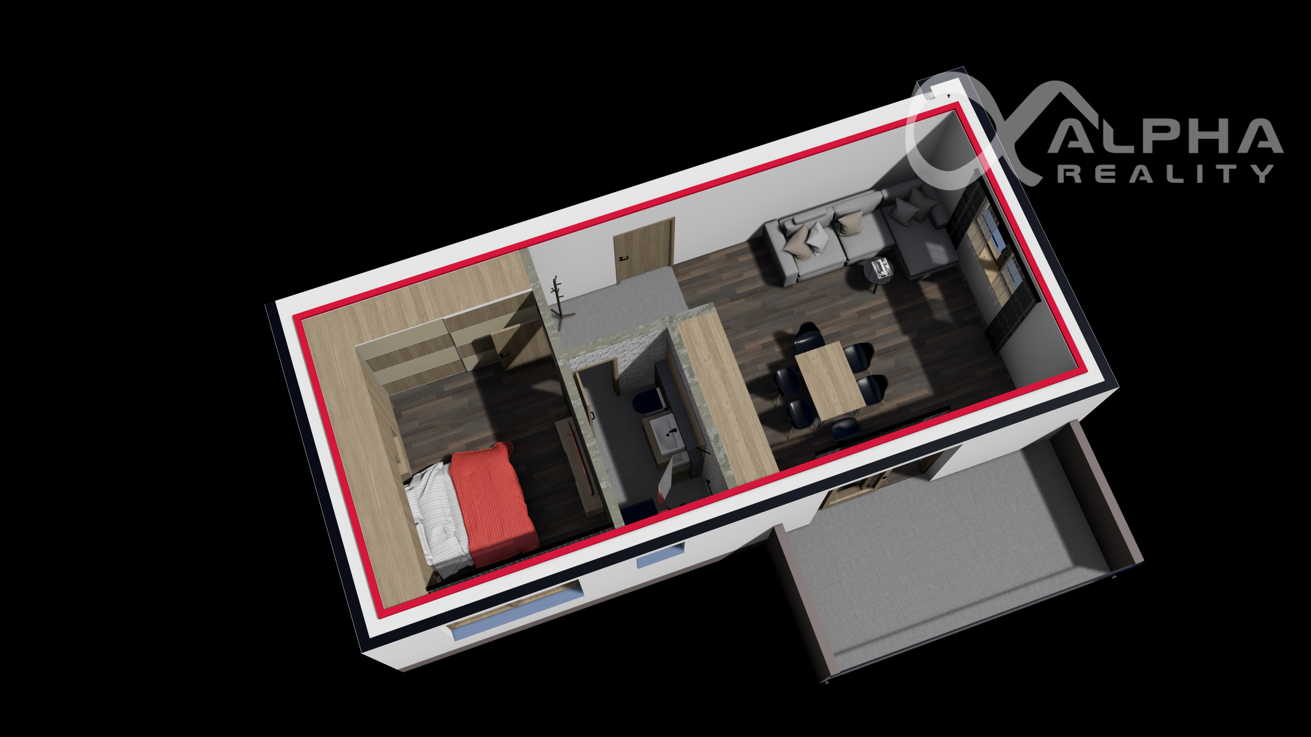 EXKLUZÍVNE Novostavba 2i byt s terasou a parkovacím miestom, obec Danišovce, okres Spišská Nová Ves