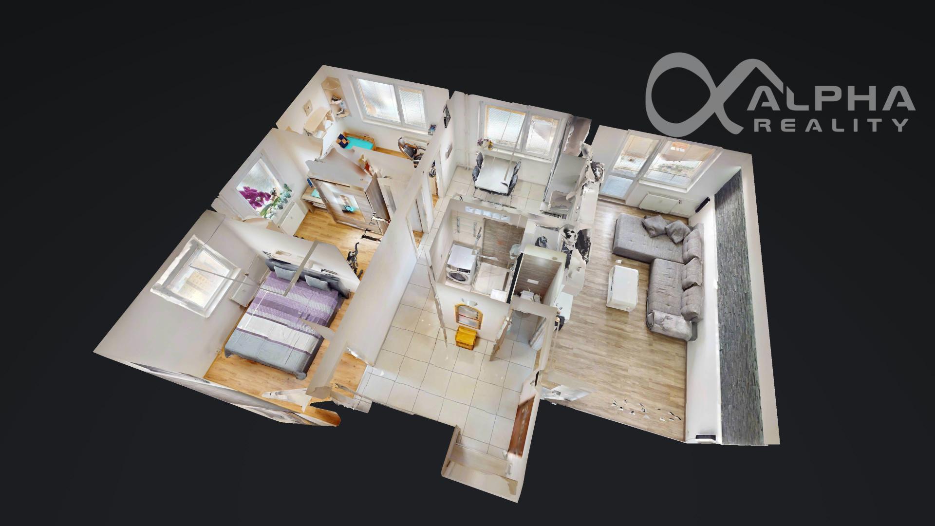 EXKLUZÍVNE 4i byt s balkónom, sídlisko Západ, Levoča