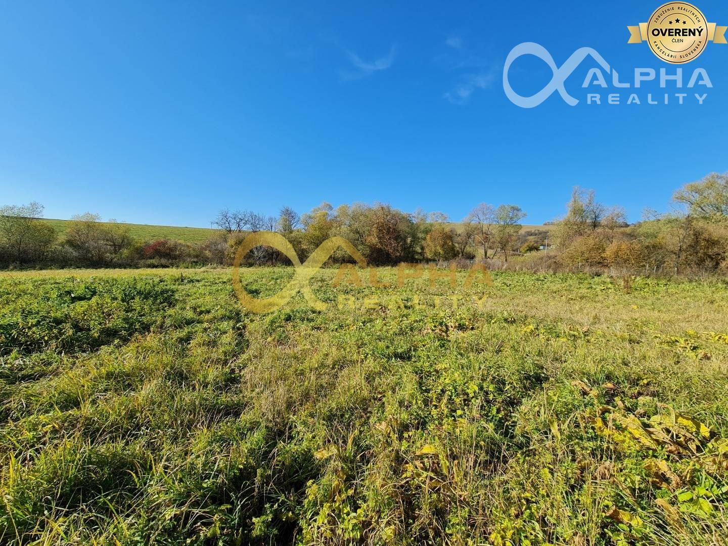 Pozemok, obec Pongrácovce, okres Levoča 