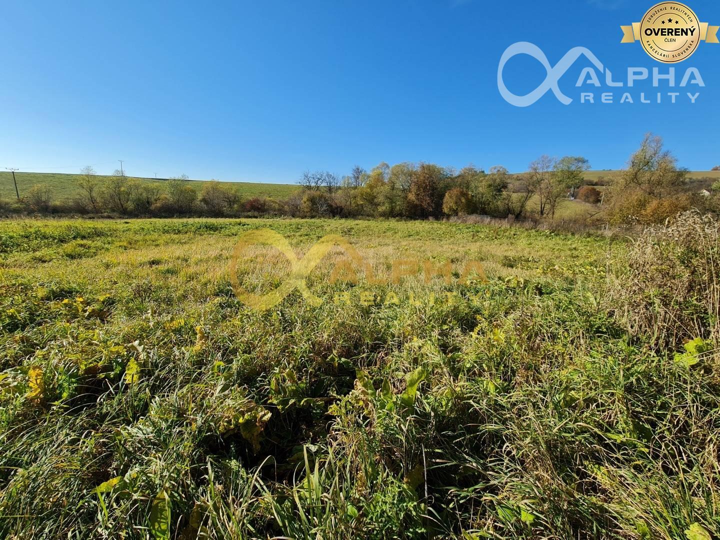 Pozemok, obec Pongrácovce, okres Levoča 