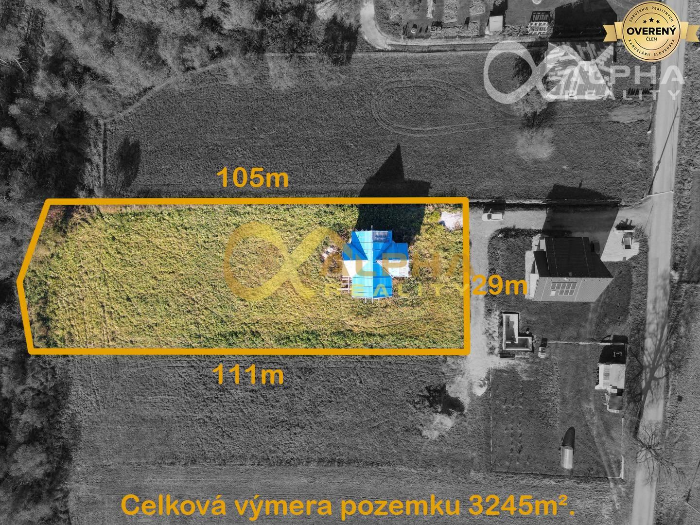 Rozostavaný zrubový rodinný dom, obec Pongrácovce, okres Levoča 