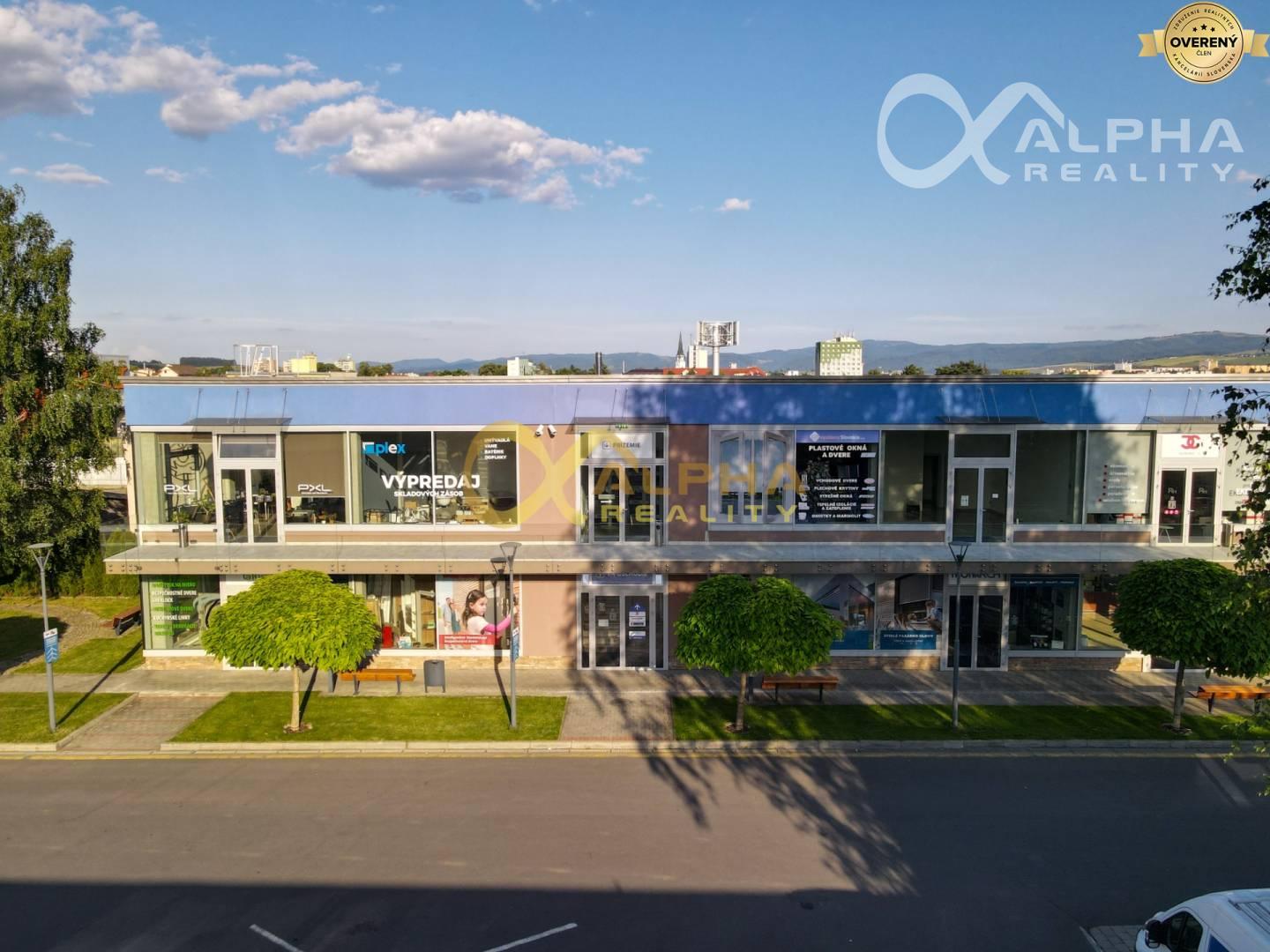 Prenájom kancelárske, obchodné priestory 57,25 m2, Spišská Nová Ves