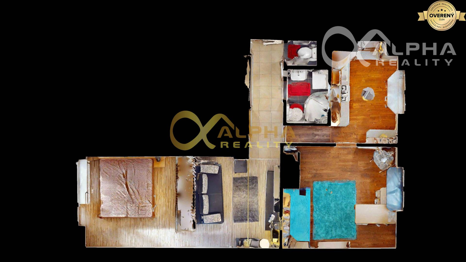 Prenájom: 2 izbový byt s balkónom, centrum, Spišská Nová Ves